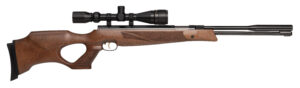 WEIHRAUCH HW97 (KT MODEL) JUBILEE EDITION .22 CAL – UNDER LEVER AIR RIFLE – LAMINATED RED / BLACK STOCK