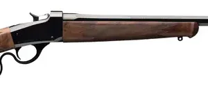 WINCHESTER 1885 LOW WALL HUNTER HIGH GRADE 22 HORNET DEEP GLOSS FULL OCTAGONAL BARREL WALNUT STOCK