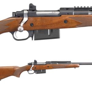 RUGER 77 GUNSITE SCOUT BLUE WALNUT 450 BUSHMASTER 16.5 INCH BRAKE