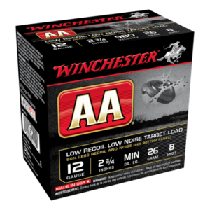 Winchester AA Featherlite 12G 8 shot 2-3/4 Inch 26gm SHOTSHELL (250 PACK)