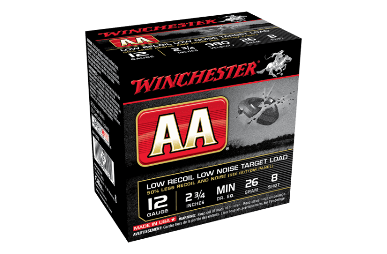 Winchester AA Featherlite 12G 8 shot 2-3/4 Inch 26gm SHOTSHELL (250 PACK)