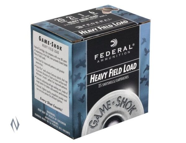 FEDERAL 20G 28GR 7-5 GAMESHOK 1165 FPS 250PK