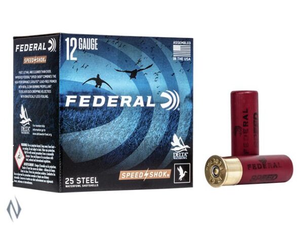 FEDERAL 12G 32GR NUMBER 4 STEEL SPEEDSHOK HV 1500 FPS (250 PACK)