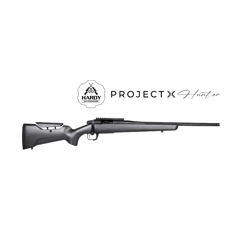 HARDY PROJECT X SHORT ACTION HUNTER RIFLE – 308 WIN 20 INCH 1 in 10 TWIST – CARBON FIBRE STOCK