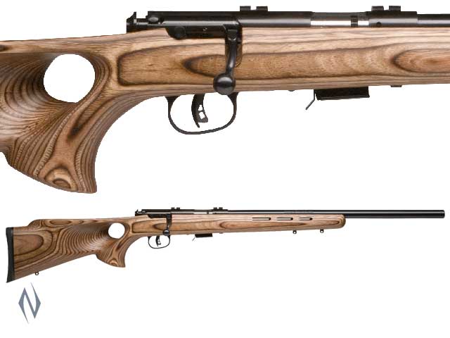 SAVAGE MKII 22LR BTV BLUED THUMBHOLE VARMINT 5 SHOT