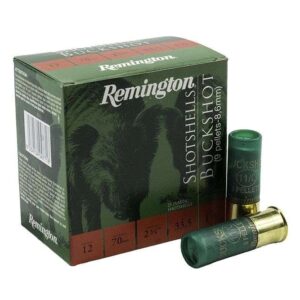 REMINGTON 12 G 34GR (9PELLET) BUCKSHOT (250 ROUNDS)