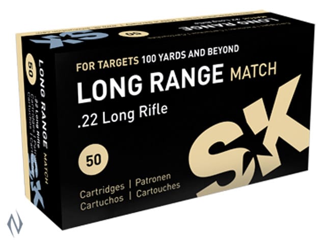 SK 22LR 40GR LONG RANGE MATCH 1106FPS (50 pack)