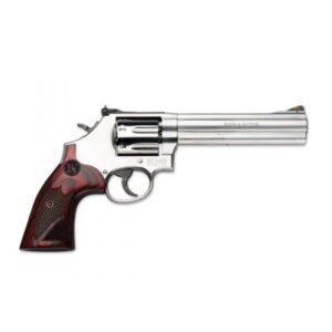 SMITH AND WESSON MODEL 686 .357 CAL DELUXE TALO EDITION 6 INCH 7 SHOT REVOLVER WITH CUSTOM ROSEWOOD GRIPS