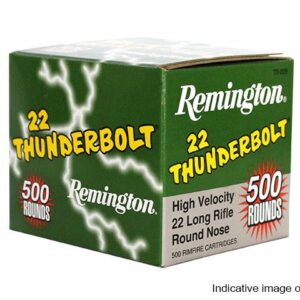 REMINGTON 22LR 40GR HV RN THUNDERBOLT 1255FPS (500 BULK PACK ONLY)