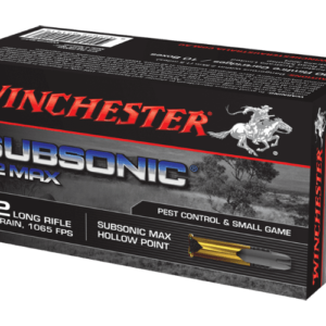WINCHESTER SUBSONIC MAX 22LR 42GR HP – 50 PACK