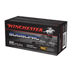 WINCHESTER SUBSONIC 22LR 40GR HP (50 ROUNDS)
