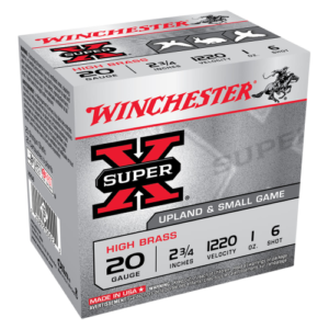 Winchester Super X 20G 6 2-3/4 28gm HS (25 Rounds)