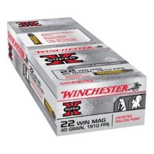 Winchester Super X 22WMR 40gr JHP (50 ROUNDS)