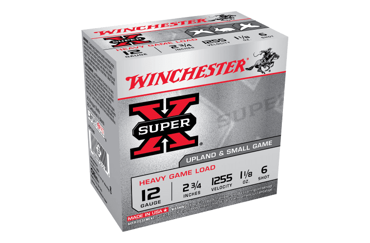 Winchester Super X 12G NUMBER 6 SHOT 2-3/4inch 32gm (250 ROUNDS)
