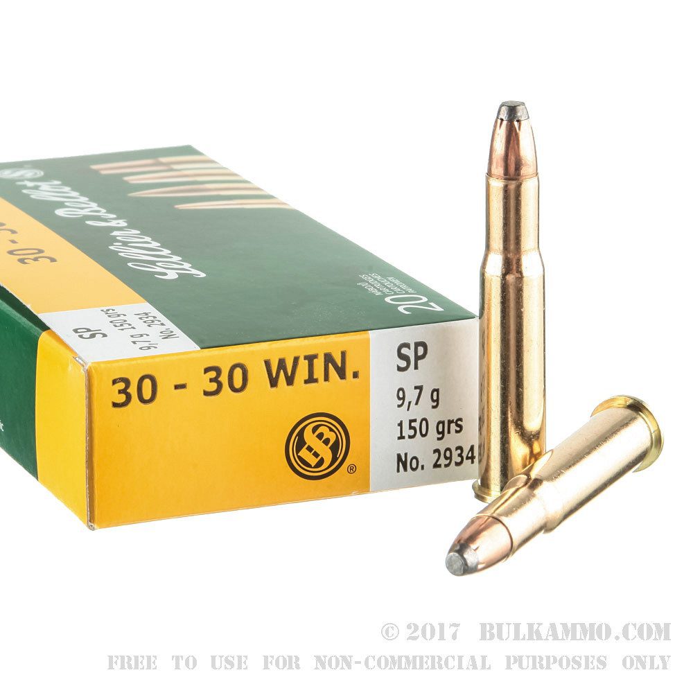 30-30 WIN 150GR SP 20 PACK SELLIER&BELLOT