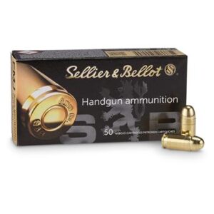 Sellier & Bellot .380 ACP FMJ 92 Grain 500 Rounds
