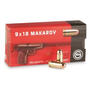 GECO 9x18mm Makarov FMJ 95 Grain 50 Rounds