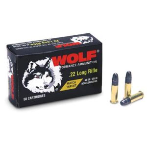 Wolf .22LR Match Target 40 Grain 1,000 Rounds