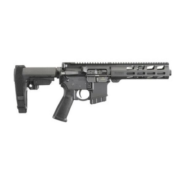 Ruger AR-556 Pistol 350 Legend 9.5" Barrel 5 Round M-LOK Handguard SBA3 Pistol Brace Black Finish