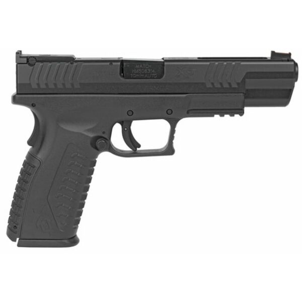 Springfield XDM 10MM, 5.25" Barrel, Fiber Optic Front and Adjustable Rear Sights, 3x15rd Mags