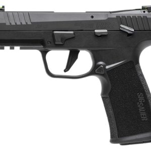 Sig Sauer P322 22 LR Caliber with 4″ Threaded Barrel, 20+1 Capacity, Black Finish Picatinny Rail Frame, Serrated/Optic – 20+1 Rounds | 4″ Barrel | Polymer Grips | Blue/Black | 3-Dot Sights